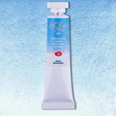 Akvarelová farba v tube White Nights, 10 ml - 503, ceruleum blue