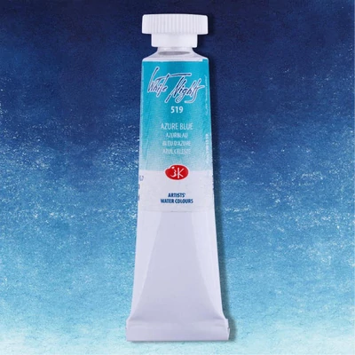 Akvarelová farba v tube White Nights, 10 ml - 519, azure blue