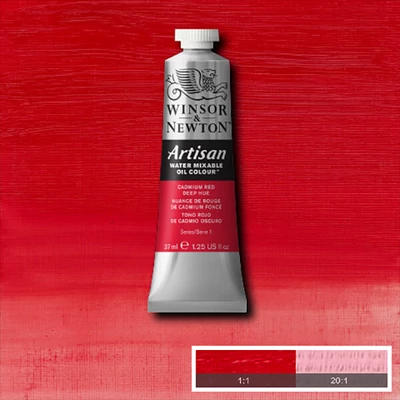 Olejová farba na vodnej báze Winsor&amp;Newton Artisan, 37 ml - 098, cadmium red deep hue
