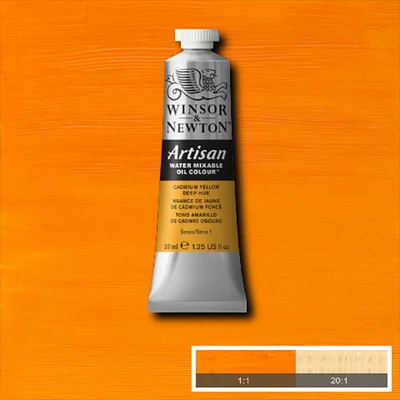 Olejová farba na vodnej báze Winsor&Newton Artisan, 37 ml - 115, cadmium yellow deep hue