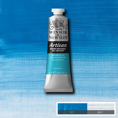 Olejová farba na vodnej báze Winsor&amp;amp;Newton Artisan, 37 ml - 137, cerulean blue