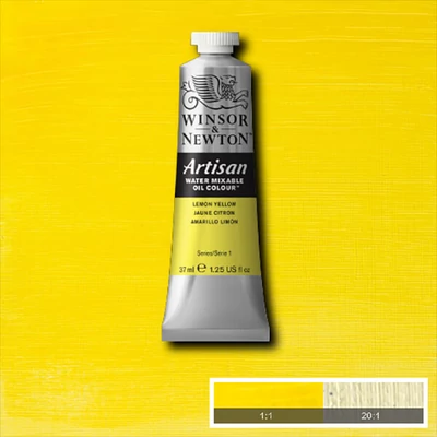 Olejová farba na vodnej báze Winsor&Newton Artisan, 37 ml - 346, lemon yellow