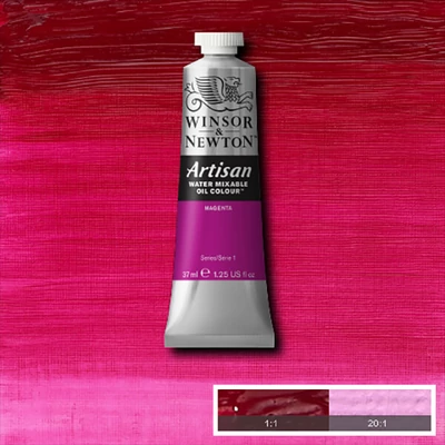 Olejová farba na vodnej báze Winsor&Newton Artisan, 37 ml - 380, magenta