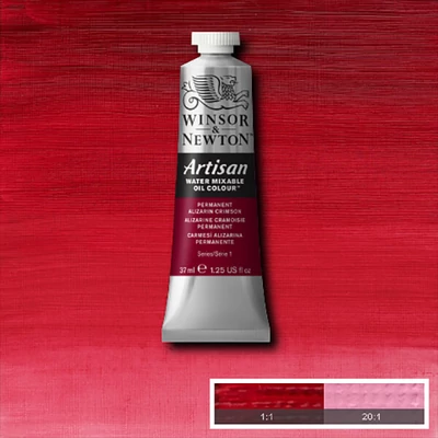 Olejová farba na vodnej báze Winsor&amp;Newton Artisan, 37 ml - 468, permanent alizarin crimson
