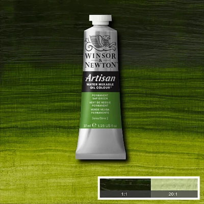 Olejová farba na vodnej báze Winsor&amp;Newton Artisan, 37 ml - 503, permanent sap green
