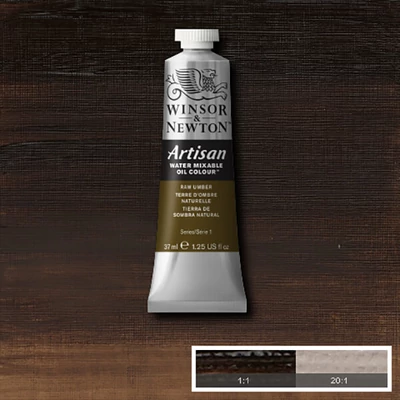 Olejová farba na vodnej báze Winsor&Newton Artisan, 37 ml - 554, raw umber