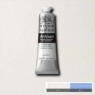 Olejová farba na vodnej báze Winsor&amp;Newton Artisan, 37 ml - 644, titanium white