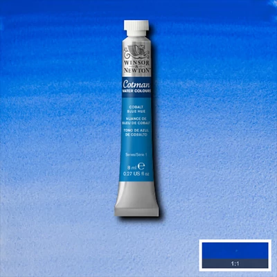 Akvarelová farba v tube Winsor&amp;Newton Cotman, 8 ml - 179, cobalt blue hue