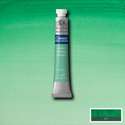 Akvarelová farba v tube Winsor&Newton Cotman, 8 ml - 235, emerald