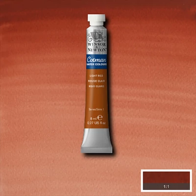 Akvarelová farba v tube Winsor&Newton Cotman, 8 ml - 362, light red