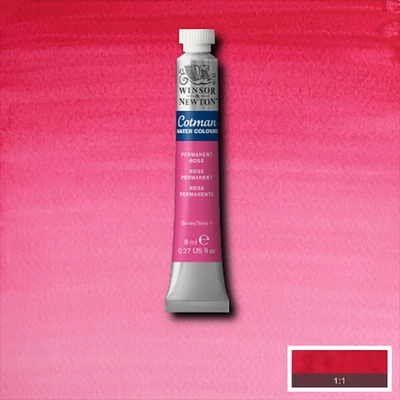 Akvarelová farba v tube Winsor&Newton Cotman, 8 ml - 502, permanent rose