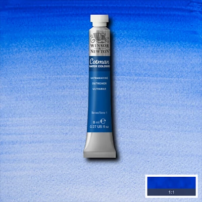 Akvarelová farba v tube Winsor&Newton Cotman, 8 ml - 660, ultramarine