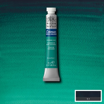 Akvarelová farba v tube Winsor&Newton Cotman, 8 ml - 696, viridian hue