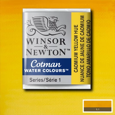 Akvarelová farba Winsor&Newton Cotman 1/2 panvičky - 109, cadmium yellow hue