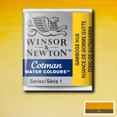 Akvarelová farba Winsor&Newton Cotman 1/2 panvičky - 266, gamboge hue