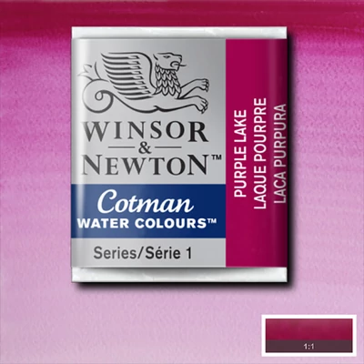 Akvarelová farba Winsor&Newton Cotman 1/2 panvičky - 544, purple lake