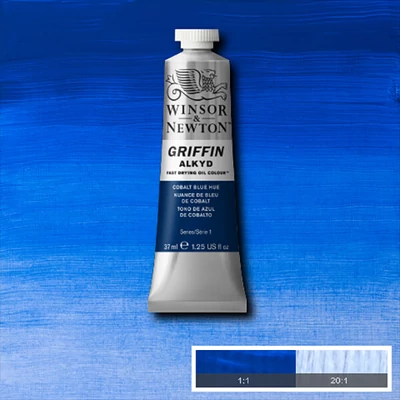 Olejová alkydová farba Winsor&amp;amp;Newton Griffin, 37 ml - 179, cobalt blue hue