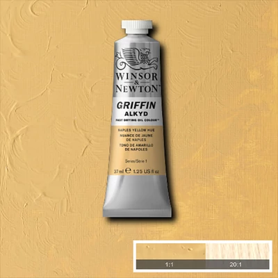 Olejová alkydová farba Winsor&Newton Griffin, 37 ml - 422, naples yellow