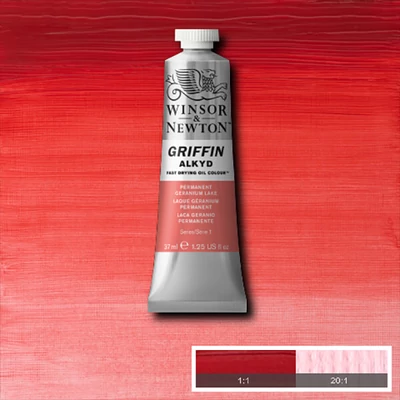 Olejová alkydová farba Winsor&amp;Newton Griffin, 37 ml - 480, trvalé pelargónie