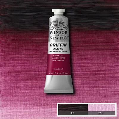 Olejová alkydová farba Winsor&Newton Griffin, 37 ml - 544, purple lake