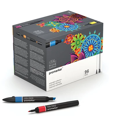 Sada obojstranných alkoholových popisovačov ProMarker - 96 ks, super big box set