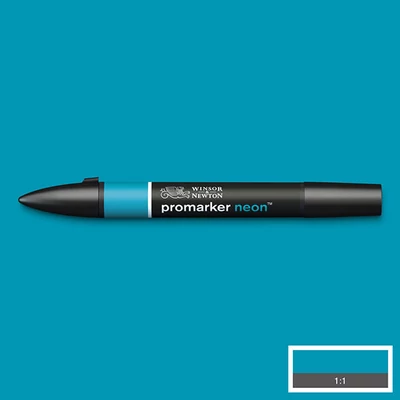 Obojstranný popisovač ProMarker Neon - volt blue