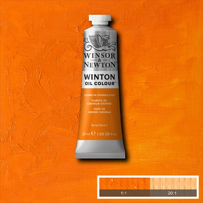 Olejová farba Winsor&amp;Newton Winton, 37 ml - 090, cadmium orange hue
