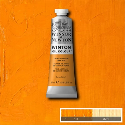 Olejová farba Winsor&Newton Winton, 37 ml - 115, cadmium yellow deep hue
