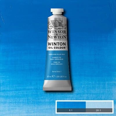 Olejová farba Winsor&Newton Winton, 37 ml - 138, cerulean blue hue