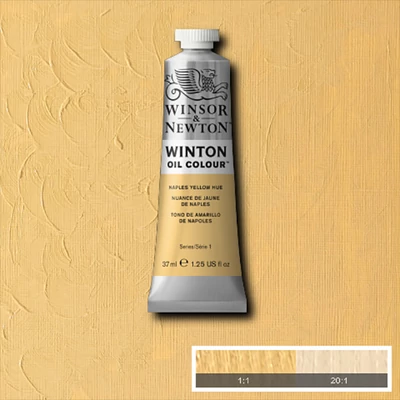Olejová farba Winsor&Newton Winton, 37 ml - 422, naples yellow hue