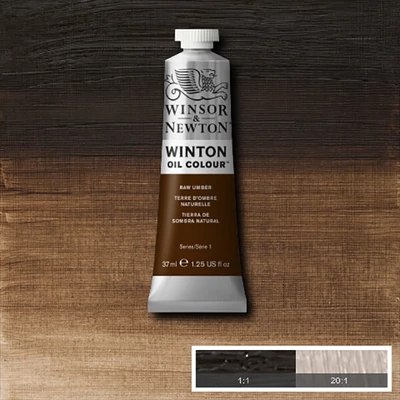 Olejová farba Winsor&Newton Winton, 37 ml - 554, raw umber