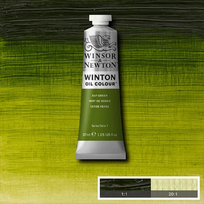 Olejová farba Winsor&Newton Winton, 37 ml - 599, sap green