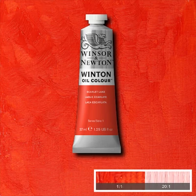 Olejová farba Winsor&Newton Winton, 37 ml - 603, scarlet lake