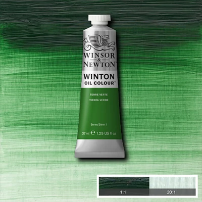 Olejová farba Winsor&Newton Winton, 37 ml - 637, terre verte