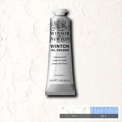 Olejová farba Winsor&Newton Winton, 37 ml - 644, titanium white