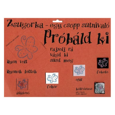 Zmršťovacia fólia - A5, čierna, 2 ks