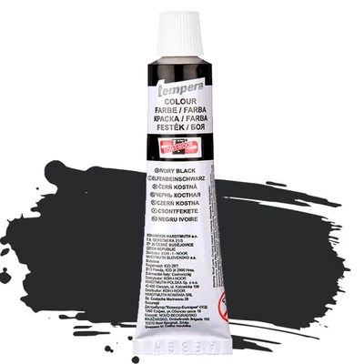 Temperová farba KOH-I-NOOR, 16 ml - kostná čierna