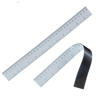 Pravítko, ohybné magnetické, 2 ks