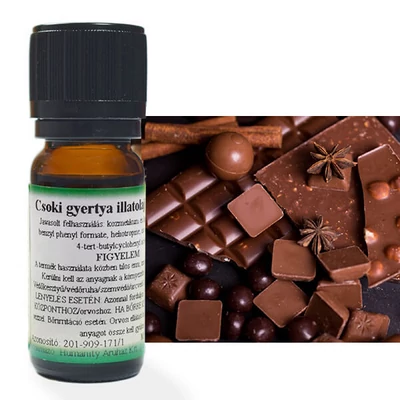 Esenciálny olej na výrobu sviečok, 10 ml - vôňa čokolády