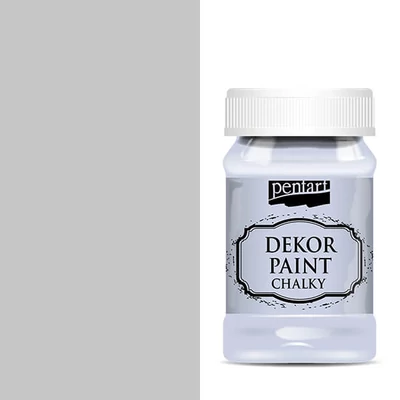 Kriedová farba Pentart Dekor Paint Chalky, 100 ml- holubičia sivá