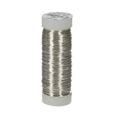 Šperkársky drôt, 0,25 mm, 100 m - strieborný