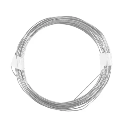 Šperkársky drôt, 0,8 mm, 6 m - strieborná, s medeným jadrom