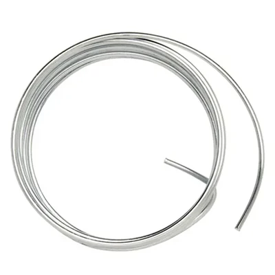 Hliníkový drôt, 2 mm, 2 m - strieborný