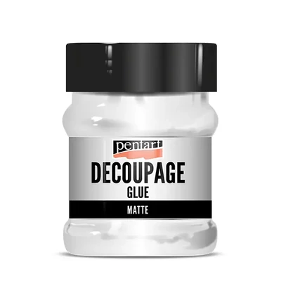 Lepidlo a lak na decoupage v jednom Pentart, 230 ml - matný