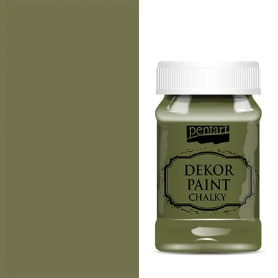 Kriedová farba Pentart Dekor Paint Chalky, 100 ml- tŕň