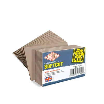 Mäkké linoleum Essdee SoftCut, 10 ks - 75x105x3 mm