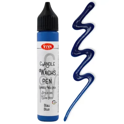 Pero na maľovanie sviečok, 28 ml – modré