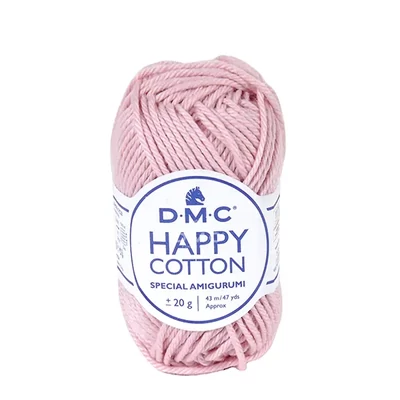 Bavlnená priadza na amigurumi DMC Happy Cotton, 20 g - 760, pastelovo ružová