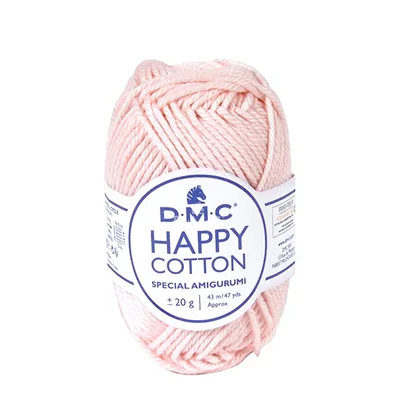 Bavlnená priadza na amigurumi DMC Happy Cotton, 20 g - 763, bledoružová