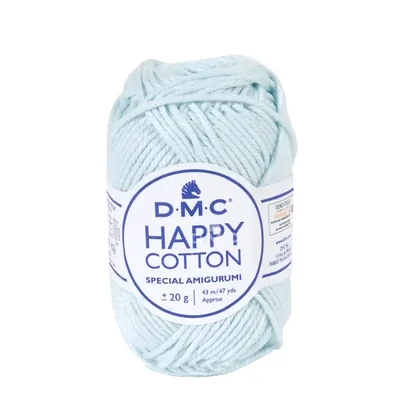 Bavlnená priadza na amigurumi DMC Happy Cotton, 20 g - 765, bledomodrá